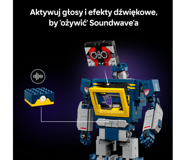 LEGO Icons 10358 Transformers: Soundwave - 1331679 - zdjęcie 6
